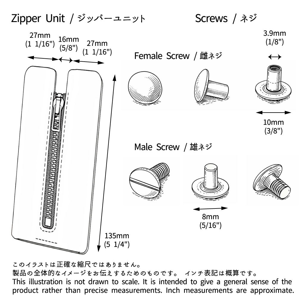 Bolt-on Zipper™ Burgundy Brown for 7-hole：ボルトオンジッパー™ バーガンディブラウン 7-hole用