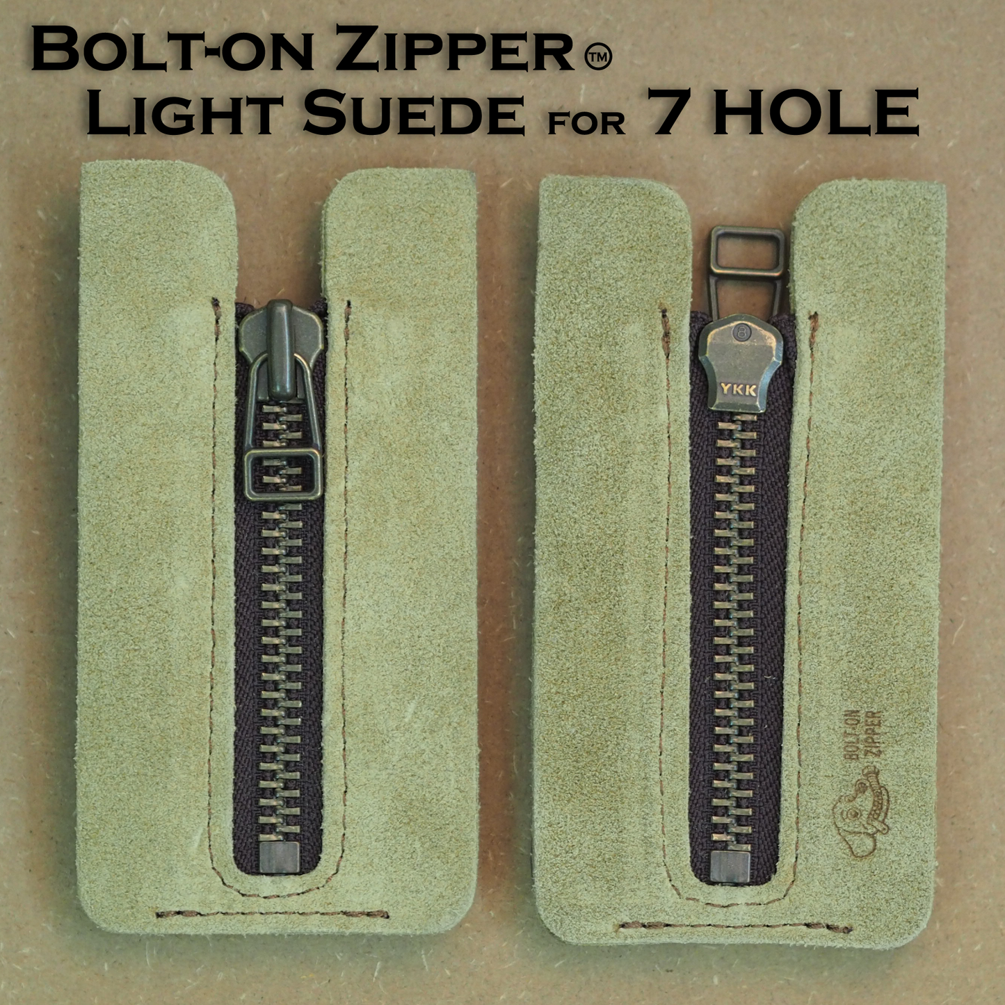 Bolt-on Zipper™ Light Suede for 7-hole：ボルトオンジッパー™ ライトスエード 7-hole用